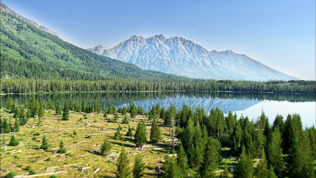 Krásné země z výšky (Wyoming)