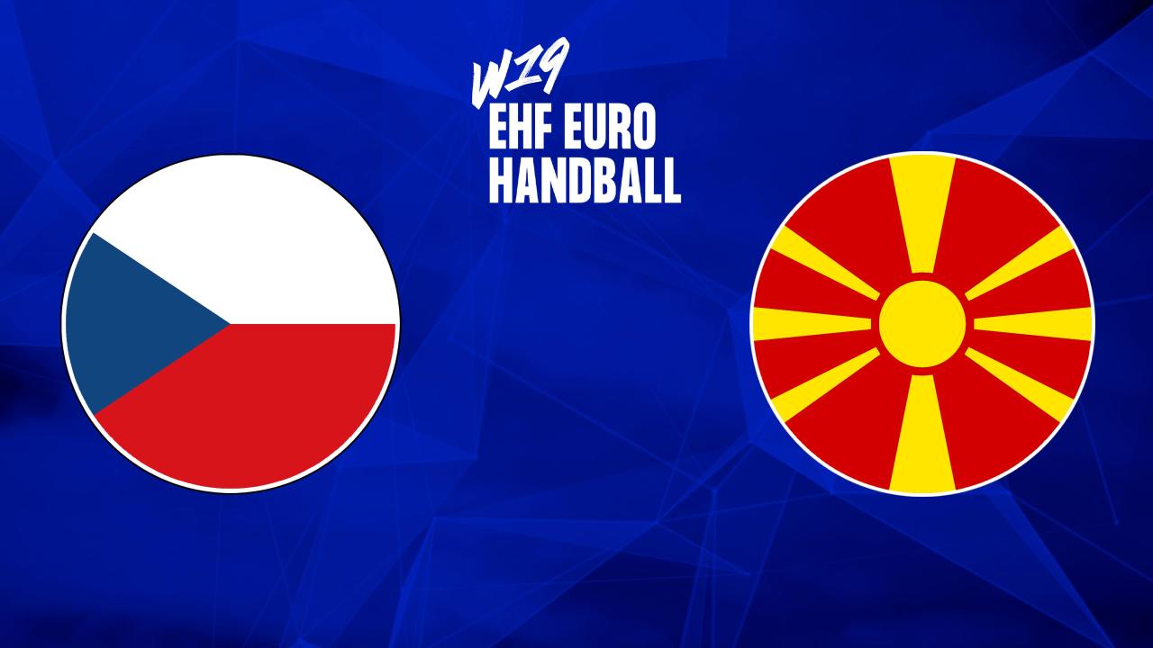 Házená: EHF EURO 2025, U19, ženy: Česká republika - Severní Makedonie