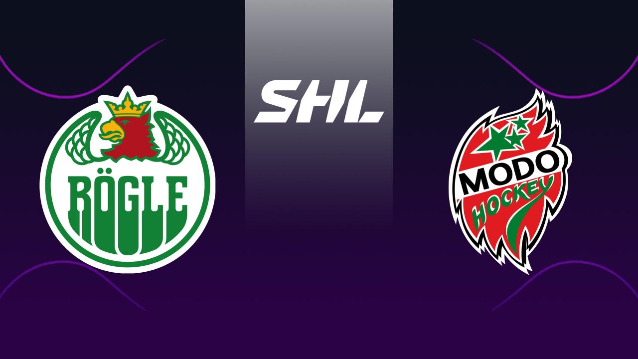 Lední hokej: SHL, základní část, Rögle - MoDo