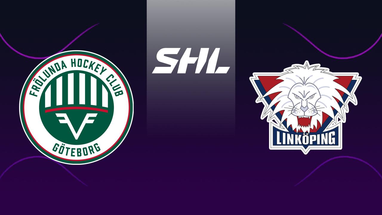 Lední hokej: SHL, základní část, Frölunda - Linköping