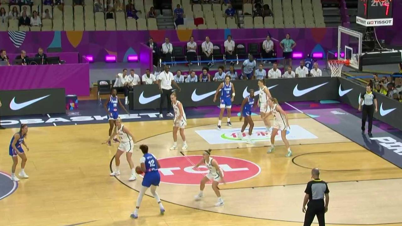 ME v basketbalu žen 2025 (Francie - Litva)