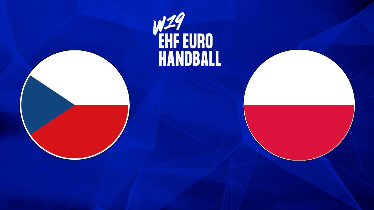 Házená: EHF EURO 2025, U19, ženy : Česká republika - Polsko