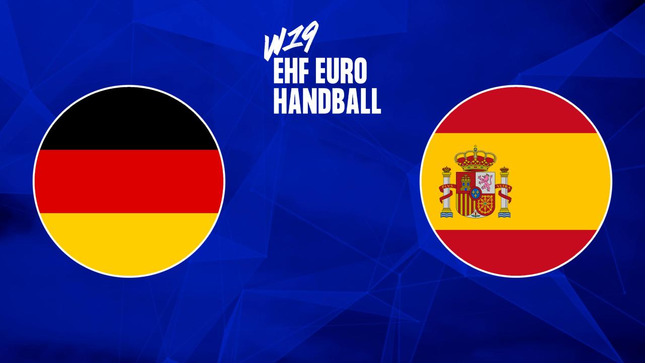 Házená: EHF EURO 2025, U19, ženy : Německo - Španělsko