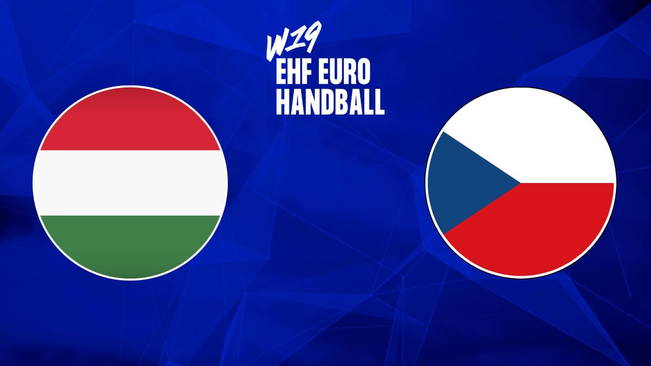 Házená: EHF EURO 2025, U19, ženy : Maďarsko - Česká republika