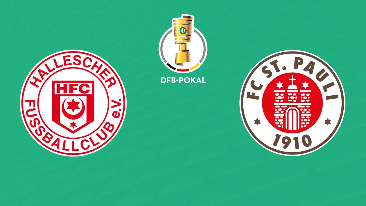 DFB-Pokal: Hallescher FC - FC St. Pauli