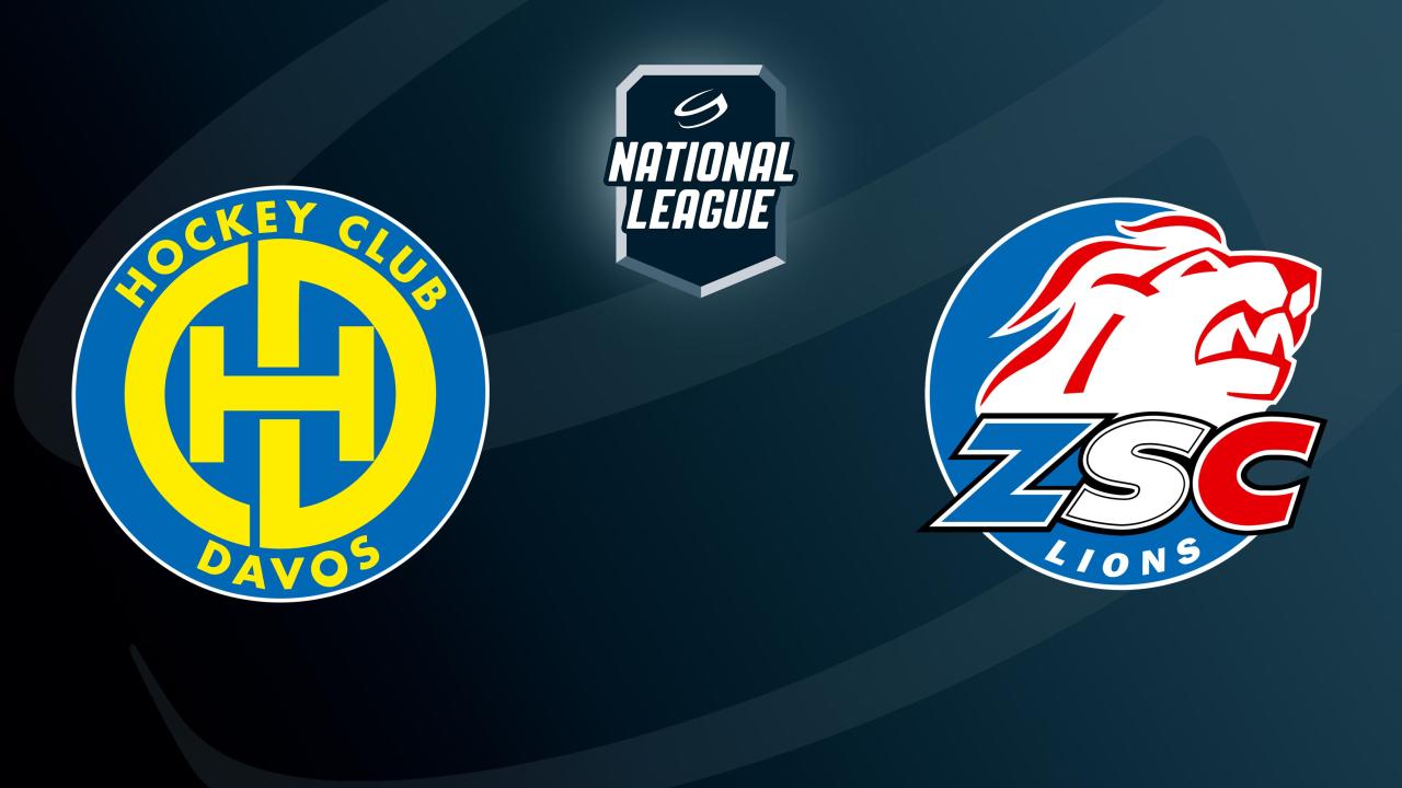 Lední hokej: Národní liga, základní část Davos - ZSC Lions