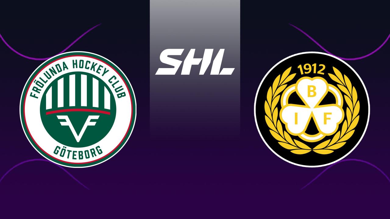 Lední hokej: SHL, základní část, Frölunda - Brynäs